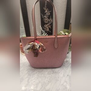 🩷🩷🩷NWT Kate Spade Pink Glitter Tote Bag 🩷🩷🩷